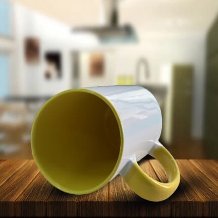 Personalized Inner and Handle Color Mug